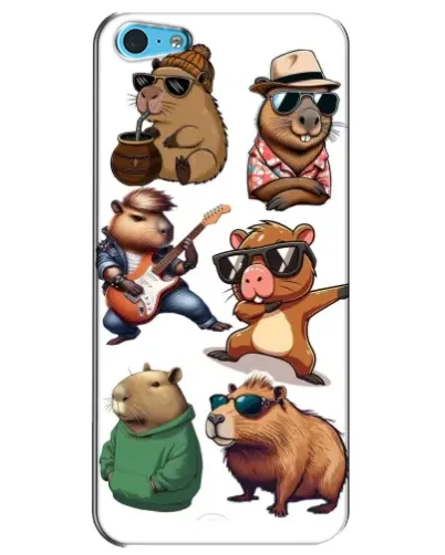 Чохол для iPhone 5c з картинкою «Круті капібари музиканти» Чохол для iPhone 5c з картинкою «Круті капібари музиканти»