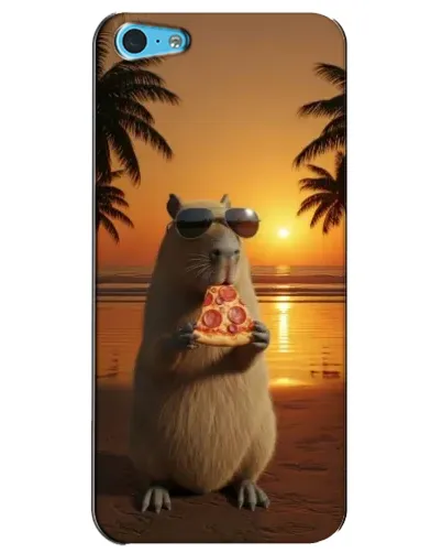 Чохол для iPhone 5c з картинкою «Капібара з піцою» Чохол для iPhone 5c з картинкою «Капібара з піцою»