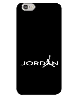 Чохол для iPhone 6 Plus / 6s Plus з картинкою «Jordan White Logo»