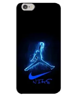 Чохол для iPhone 6 Plus / 6s Plus з картинкою «Jordan Neon Blue»