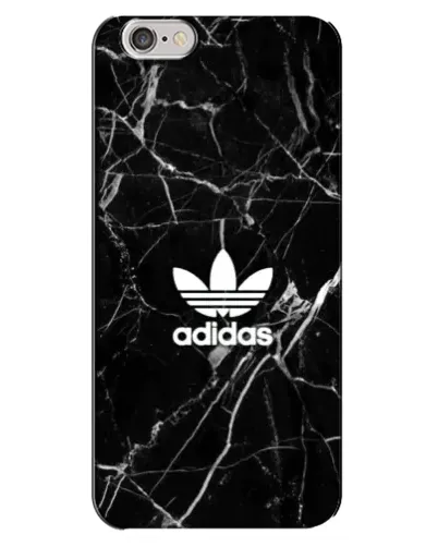 Чехол для iPhone 6 Plus / 6s Plus с картинкой «Белый мрамор Adidas»