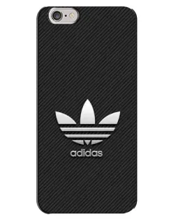 Чехол для iPhone 6 Plus / 6s Plus с картинкой «Adidas Карбоновая текстура»