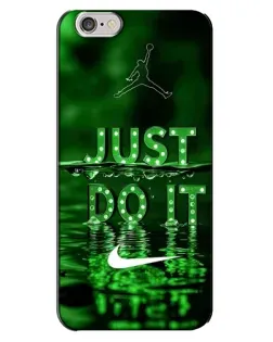Чохол для iPhone 6 Plus / 6s Plus з картинкою «Зелений неоновий Nike»