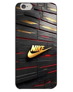 Чохол для iPhone 6 Plus / 6s Plus з картинкою «Золотий Nike на металі»