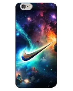 Чохол для iPhone 6 Plus / 6s Plus з картинкою «Космічний Nike Swoosh»