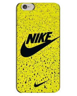 Чохол для iPhone 6 Plus / 6s Plus з картинкою «Жовтий текстурний Nike»