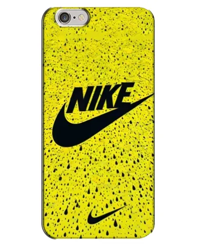 Чохол для iPhone 6 Plus / 6s Plus з картинкою «Жовтий текстурний Nike»