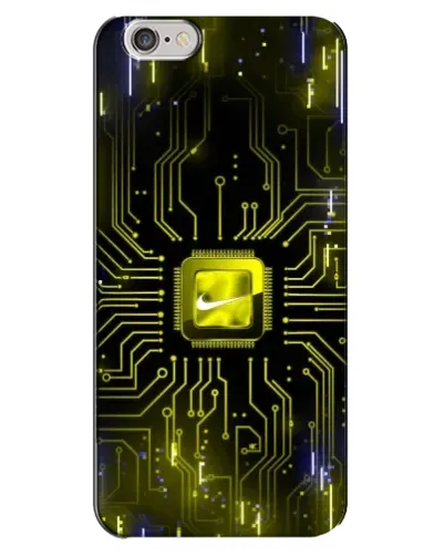 Чохол для iPhone 6 Plus / 6s Plus з картинкою «Nike — золота іскра»