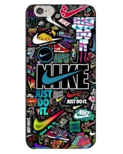 Чохол для iPhone 6 Plus / 6s Plus з картинкою «Яскравий колаж Nike»
