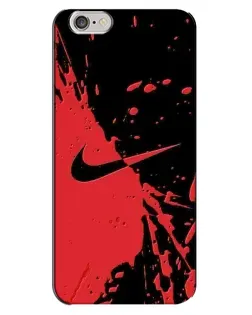 Чохол для iPhone 6 Plus / 6s Plus з картинкою «Червоні бризки Nike»
