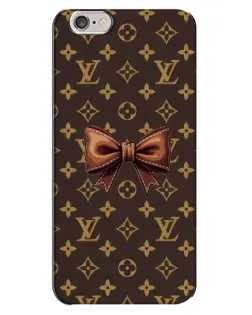 Чехол для iPhone 6 Plus / 6s Plus с картинкой «LV с бантом»