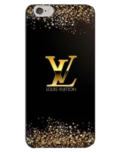 Чехол для iPhone 6 Plus / 6s Plus с картинкой «LV — золотые искры»