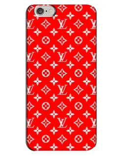 Чехол для iPhone 6 Plus / 6s Plus с картинкой «Яркий паттерн LV»