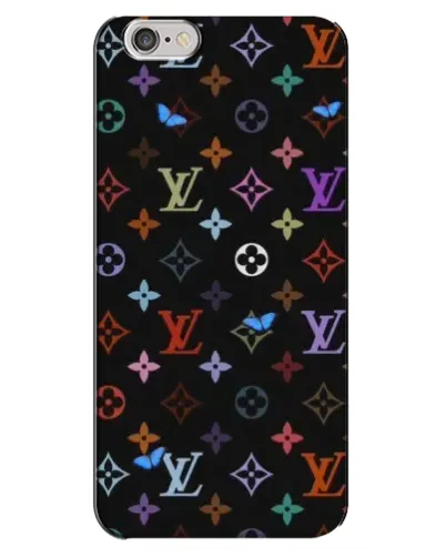 Чехол для iPhone 6 Plus / 6s Plus с картинкой «Цветная монограмма LV»