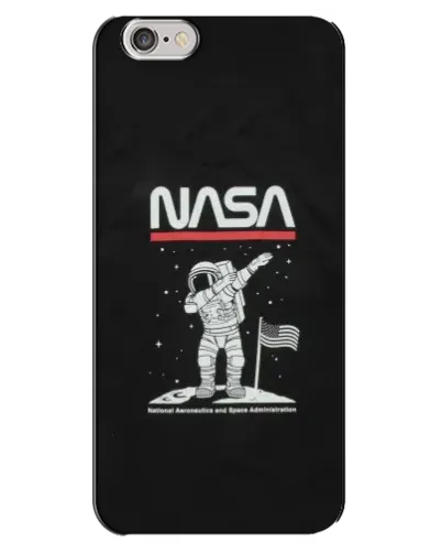 Чехол для iPhone 6 Plus / 6s Plus с картинкой «NASA — шагаем по Луне»