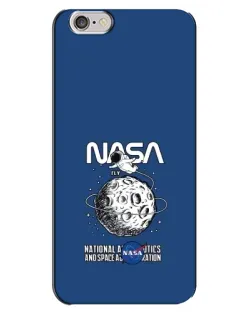 Чехол для iPhone 6 Plus / 6s Plus с картинкой «NASA — лунная миссия»