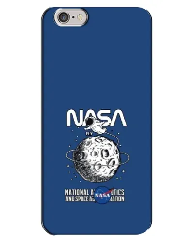Чехол для iPhone 6 Plus / 6s Plus с картинкой «NASA — лунная миссия»