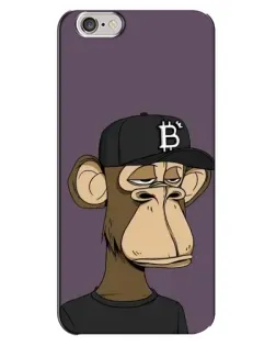 Чехол для iPhone 6 Plus / 6s Plus с картинкой «Bored Ape в кепке»