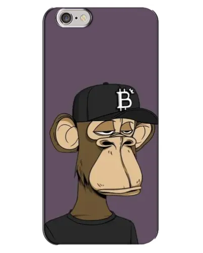 Чехол для iPhone 6 Plus / 6s Plus с картинкой «Bored Ape в кепке»