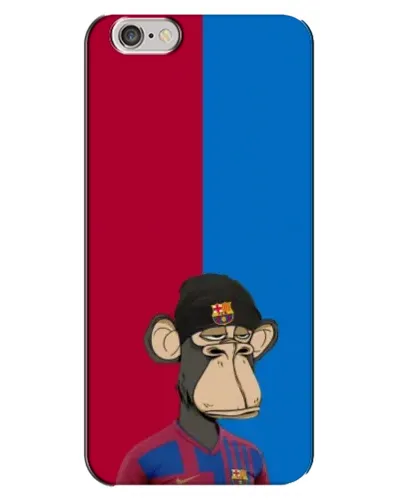 Чехол для iPhone 6 Plus / 6s Plus с картинкой «Bored Ape — фанат Барсы»
