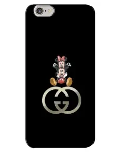 Чехол для iPhone 6 Plus / 6s Plus с картинкой «Минни Маус на лого»
