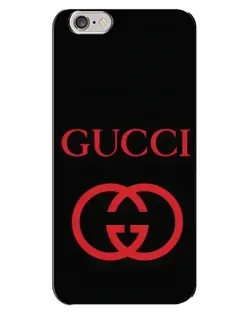 Чехол для iPhone 6 Plus / 6s Plus с картинкой «Gucci — красный логотип»