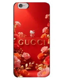 Чехол для iPhone 6 Plus / 6s Plus с картинкой «Gucci — золотой сад»