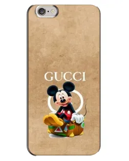 Чехол для iPhone 6 Plus / 6s Plus с картинкой «Микки Маус Gucci — крафт»