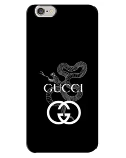 Чехол для iPhone 6 Plus / 6s Plus с картинкой «Gucci — серебряная змея»