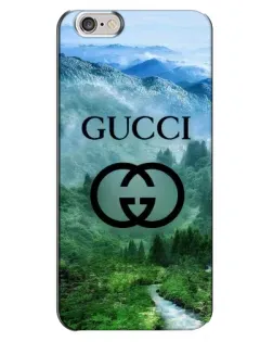 Чехол для iPhone 6 Plus / 6s Plus с картинкой «Gucci — горный пейзаж»