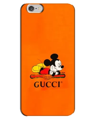 Чехол для iPhone 6 Plus / 6s Plus с картинкой «Микки Маус Gucci — оранж» Чехол для iPhone 6 Plus / 6s Plus с картинкой «Микки Маус Gucci — оранж»