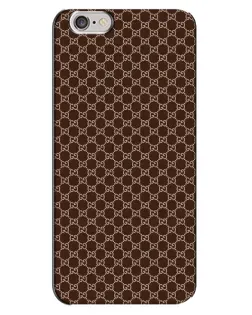 Чохол для iPhone 6 Plus / 6s Plus з картинкою «Gucci — шоколадна сітка»