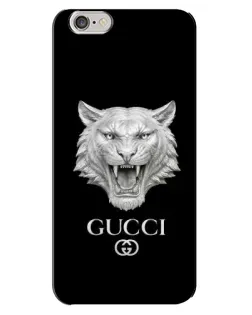 Чохол для iPhone 6 Plus / 6s Plus з картинкою «Gucci — срібний лев»