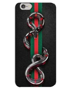 Чохол для iPhone 6 Plus / 6s Plus з картинкою «Gucci — змія на смузі»