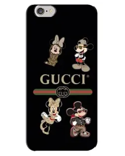 Чохол для iPhone 6 Plus / 6s Plus з картинкою «Gucci — герої Disney та монограма»