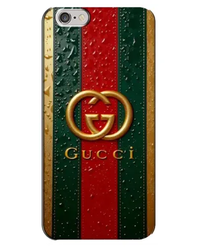 Чехол для iPhone 6 Plus / 6s Plus с картинкой «Gucci — фирменная полоса и золото» Чехол для iPhone 6 Plus / 6s Plus с картинкой «Gucci — фирменная полоса и золото»