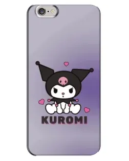 Чехол для iPhone 6 Plus / 6s Plus с картинкой «Kuromi — фиолетовый арт»