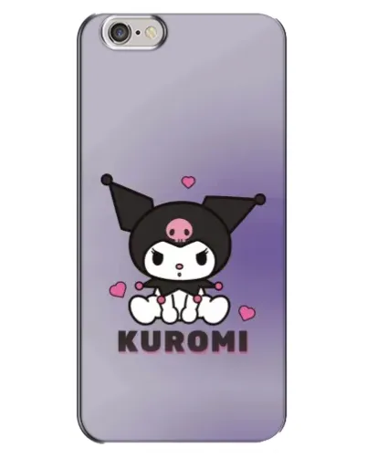 Чехол для iPhone 6 Plus / 6s Plus с картинкой «Kuromi — фиолетовый арт»