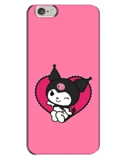 Чехол для iPhone 6 Plus / 6s Plus с картинкой «Kuromi — любовь в сердце»