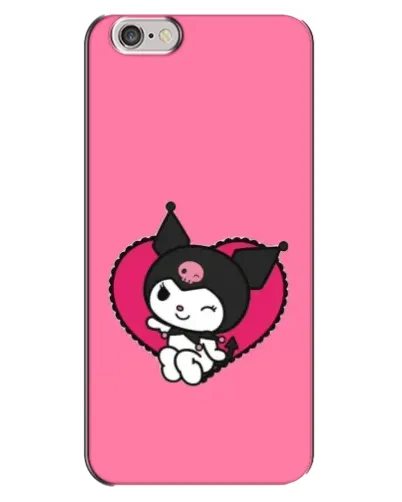 Чехол для iPhone 6 Plus / 6s Plus с картинкой «Kuromi — любовь в сердце»