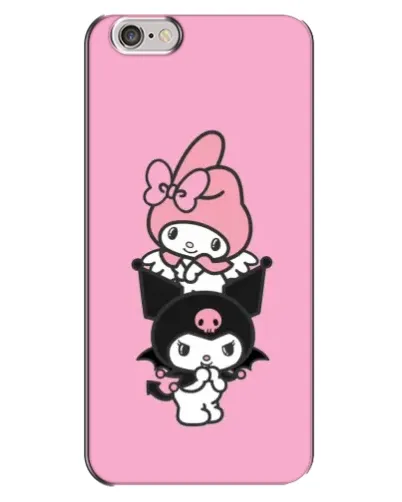 Чехол для iPhone 6 Plus / 6s Plus с картинкой «Трио My Melody и Kuromi»