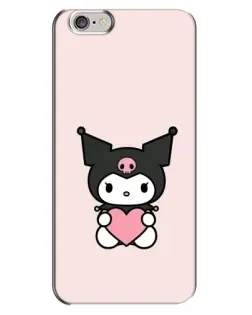 Чехол для iPhone 6 Plus / 6s Plus с картинкой «Kuromi и сердце»