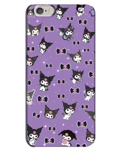 Чехол для iPhone 6 Plus / 6s Plus с картинкой «Kuromi — паттерн»