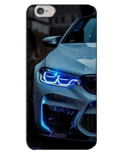Чохол для iPhone 6 Plus / 6s Plus з картинкою «Погляд BMW з синіми фарами»