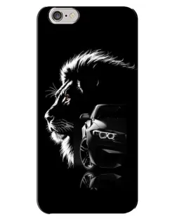 Чохол для iPhone 6 Plus / 6s Plus з картинкою «BMW та лев»