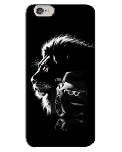 Чохол для iPhone 6 Plus / 6s Plus з картинкою «BMW та лев»