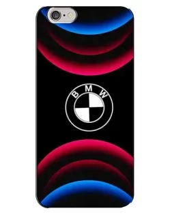 Чохол для iPhone 6 Plus / 6s Plus з картинкою «Логотип BMW та неонові дуги»