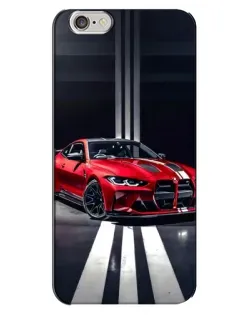 Чохол для iPhone 6 Plus / 6s Plus з картинкою «Червона BMW на дорозі»