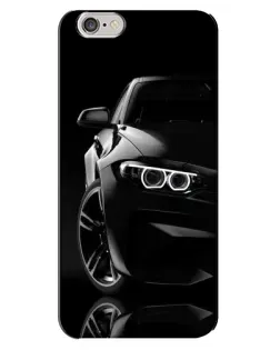 Чехол для iPhone 6 Plus / 6s Plus с картинкой «Черная BMW — профиль»