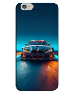 Чехол для iPhone 6 Plus / 6s Plus с картинкой «BMW — огни неона»